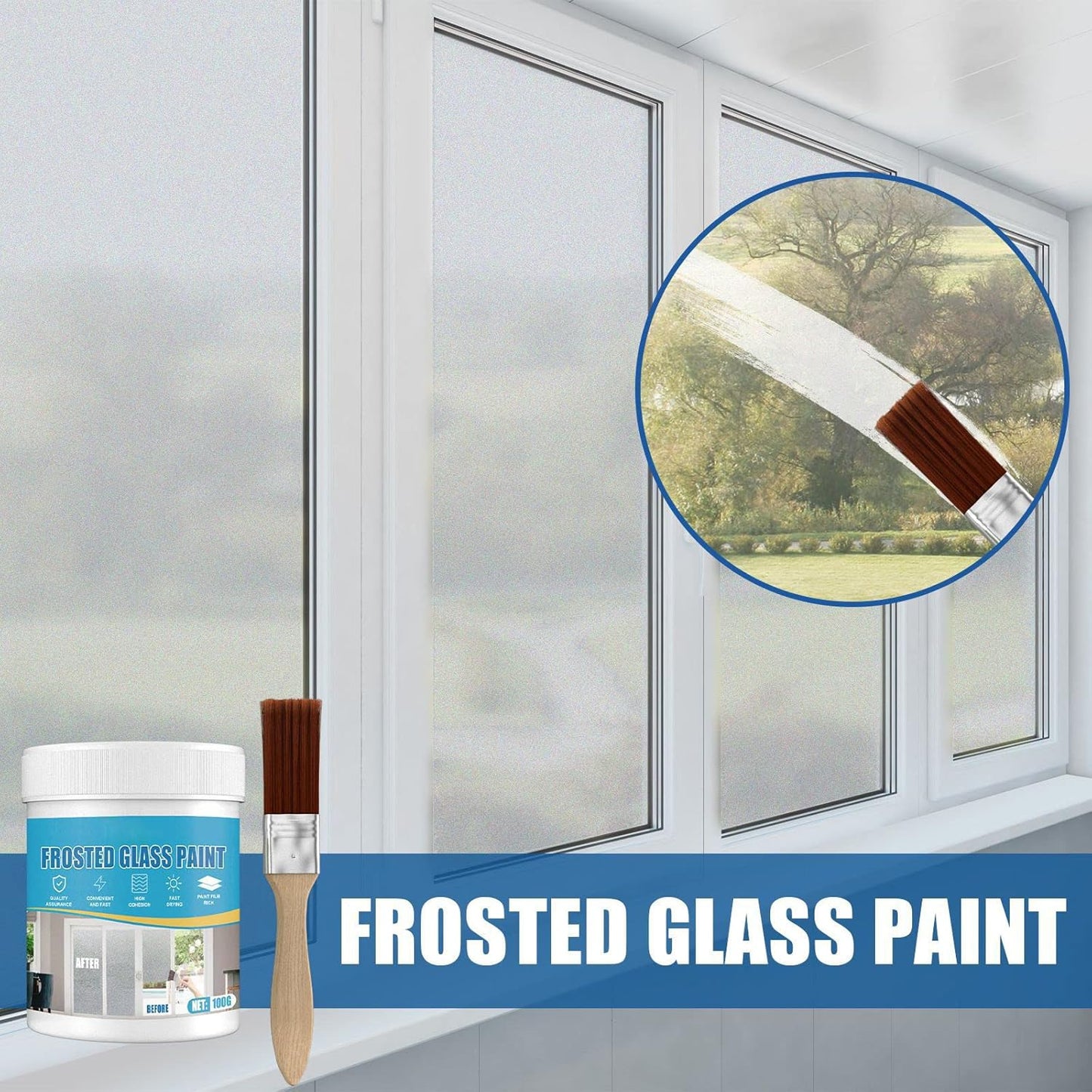 FrostGuardz™ Frosted Glass Paint (Buy 1 Get 1 Free)